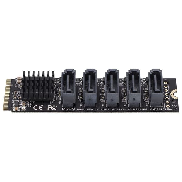PH56 M2 PCIE 3 5-ports harddisk-utvidelseskort KLB