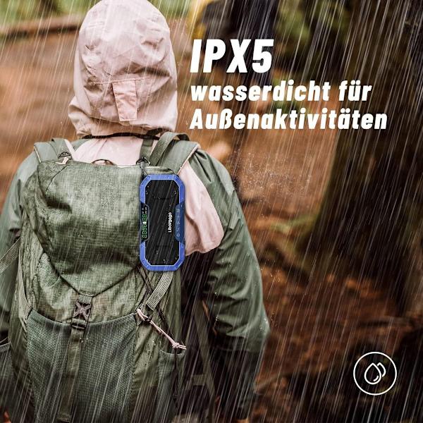 Hätäradio, Vedenkestävä Bluetooth-kaiutin, Kannettava AM/FM Aurinkokäyttöinen Käsikäyttöinen Radio