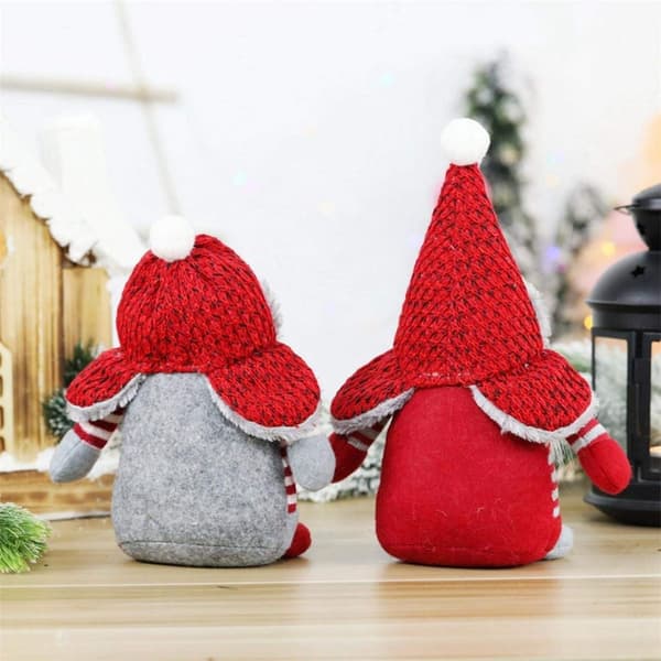 Jultomte plyschdocka, handgjord tomte KLB