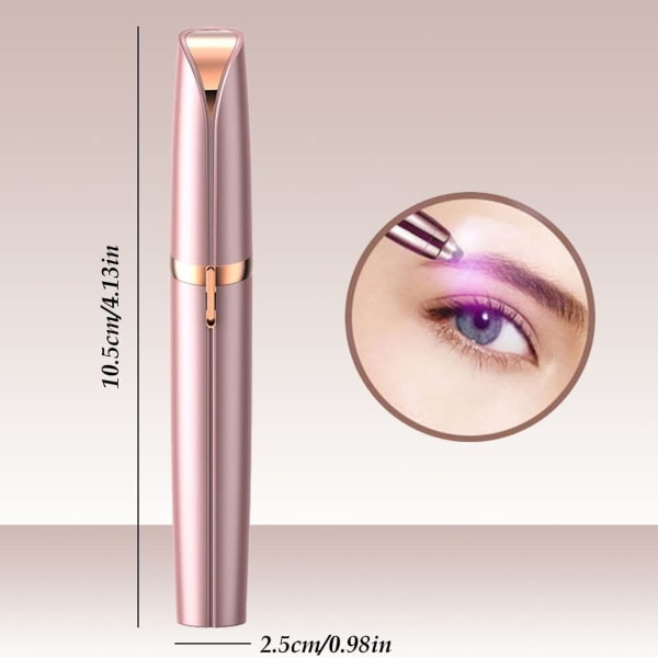 Electric eyebrow trimmer facial hair remover for women