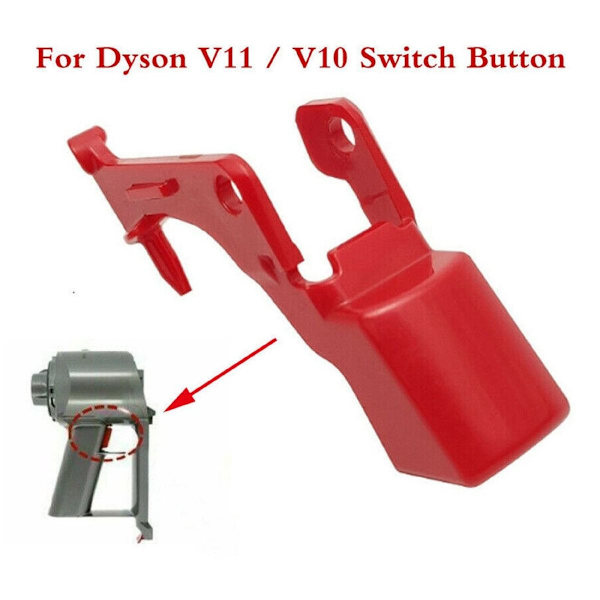 Hållbar röd strömbrytare för Dyson V10 V11 dammsugare, robust avtryckarswitch