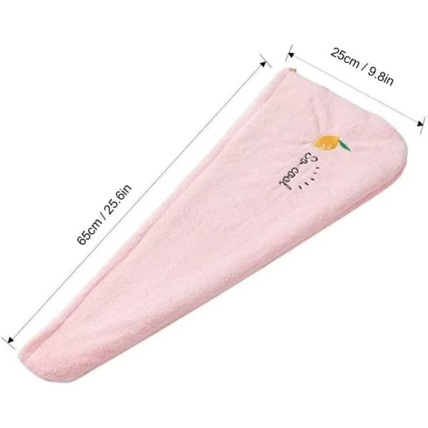 Fri duva snabbtorkande handduk, hårturban snabbtorkande, mikrofiberhandduk,
