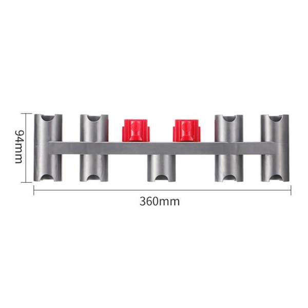 Dyson V11 V10 V8 V7 V15 -teline - seinäteline, jossa on 9 säilytyspaikkaa KLB