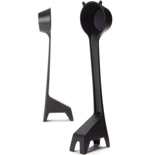 1 st tecknad giraffformad kaffesked kaffebönpulver kvantitativ sked D