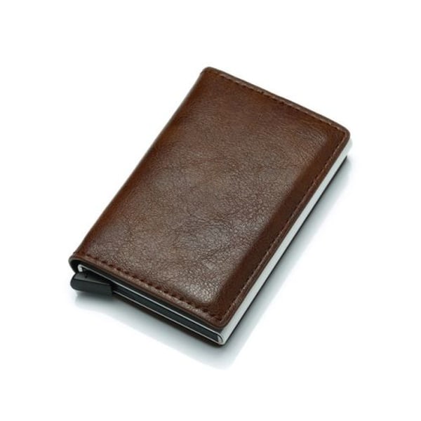 Automatisk korttyp, antimagnetisk, RFID-stöldskydd, retro korthållare, un