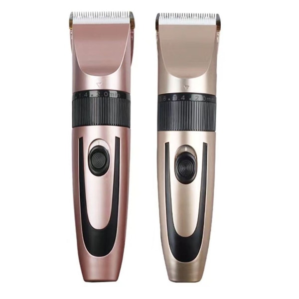 Ledningsfri hårtrimmer - Barber Clipper, Genopladelig (Champagne Gold) KLB