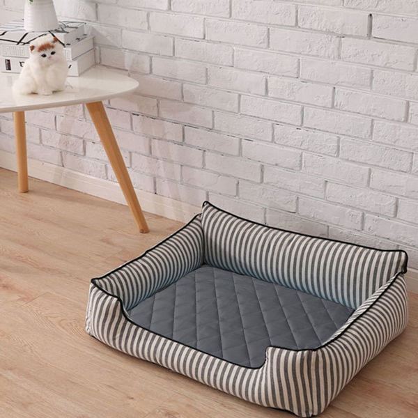 Hundeteppe for seng, sofa og møbler, grå
