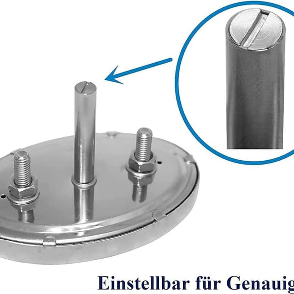 3\" Ugns Termometer Rostfritt Stål Termometer för Gasgrill Reservdelar