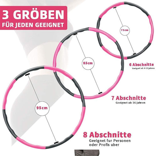 J Jietong Fengyuan Fitness Vanne, Hulavanne, Aikuisten Vanne, 1 kg Aikuisten Ja