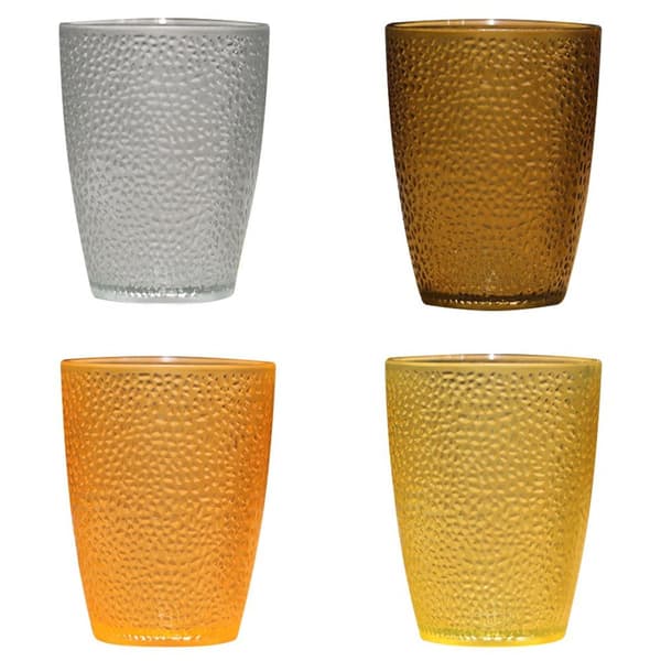 Uknuselige kopper - sæt med 4 - plast - stabelbare - 290 ml KLB