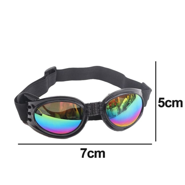 Dog Goggles Eye Protection Waterproof Pet Sunglasses Black KLB