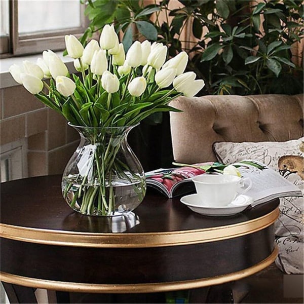Kunstig blomstersett med 10 tulipaner for bryllup