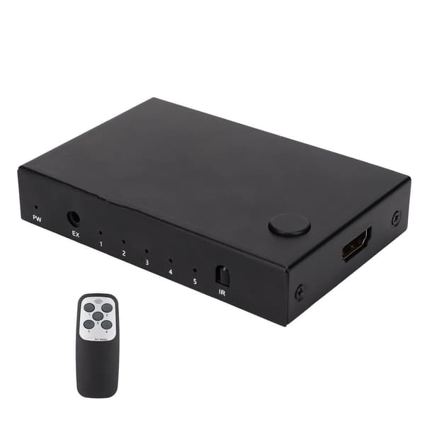 18 Gbit/s HD Multimedia Interface 2.0 5x1 Switcher 5 ind 1 ud KLB
