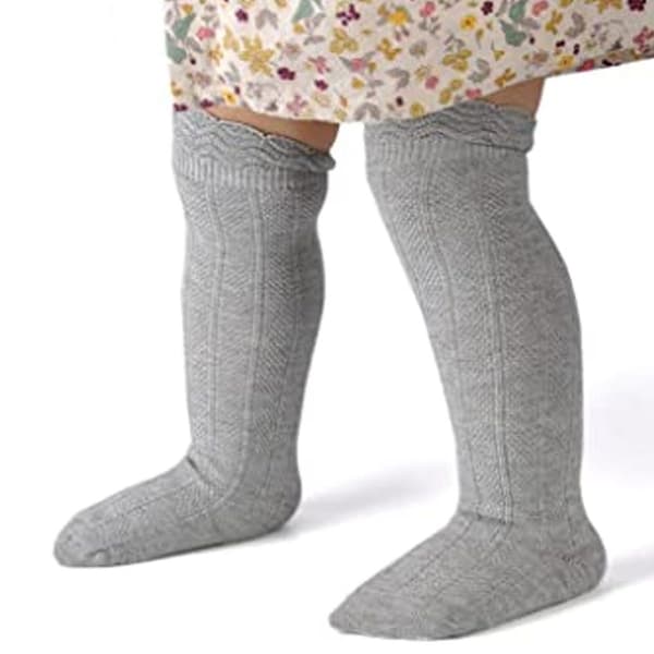 Nyfødt Toddler Piger Knæhøje Strømper Uniform Lang 0 til 1 År KLB