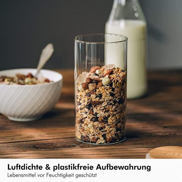 Opbevaringsglas sæt [2x1800ml] - nudler & spaghetti opbevaring som