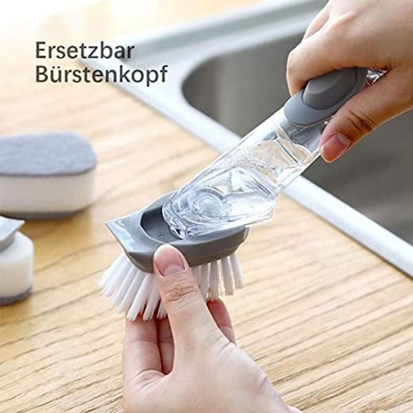 Dubbelsidig köksrengöringsborste svamp diskmaskin automatisk KLB