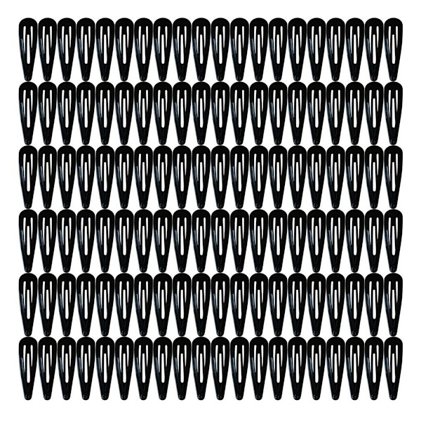 40-pack svarta hårklämmor, flickhårklämmor, hårklämmor, barnens hårklämmor KLB
