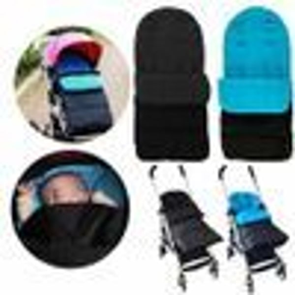 Vinterfotmuff, universell barnvagnsfotmuff, vinterbabys varm sovsäck, KLB