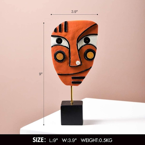 Kroppsskulptur skulptur abstrakt ansikt statue abstrakt kunst harpiks skulptur KLB