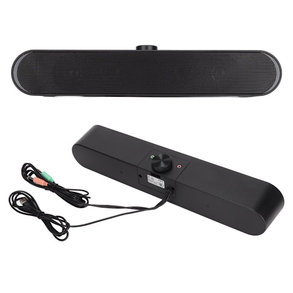 Trådbunden PC Soundbar Subwoofer, USB driven, justerbar volym KLB