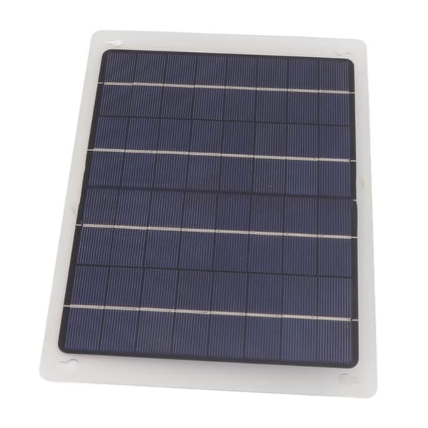 10W Solcellepanel Lader Monokrystallinsk 18V 50A Dual USB KLB