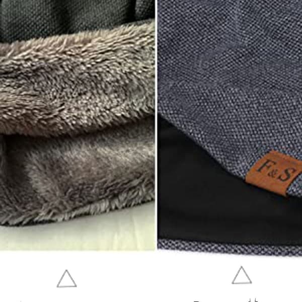Joomouney Beanie Hat Miehet Naiset Lämmin Pehmeä Talvihattu