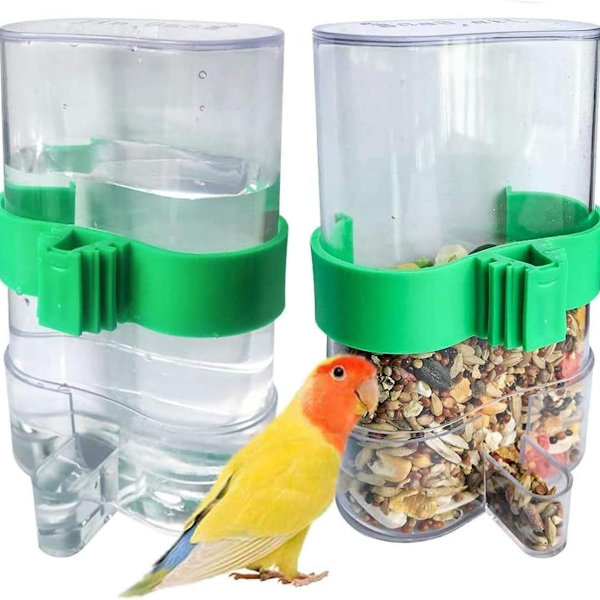 Automatisk Vatten Dispenser Fågel, 2-Pack Vatten Dispenser Matare Fågel, KLB