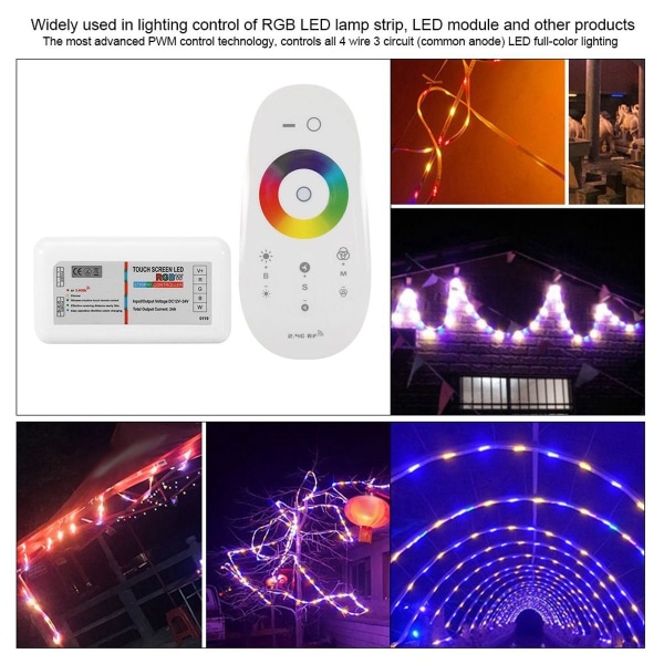 DC12-24V 2.4G Farverig RGB RGBW LED Strip Controller KLB