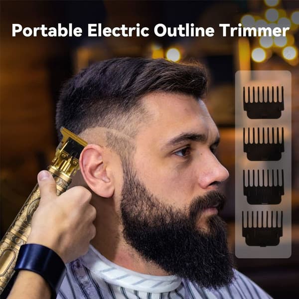 Professionel T-Liner Hårklipper til Mænd Trådløs Trimmer Style5 KLB