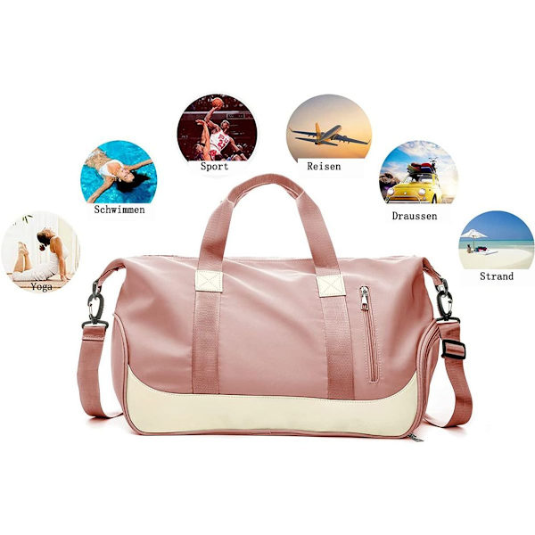 Sportsbag for menn og kvinner weekender bære treningsbag over