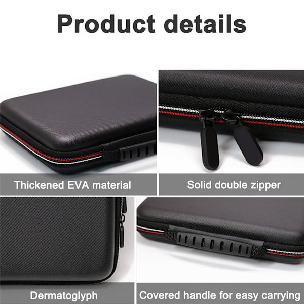 USB-organiseringsficka, skyddande fodral för hårddiskar, USB-minnen, SD-kort,
