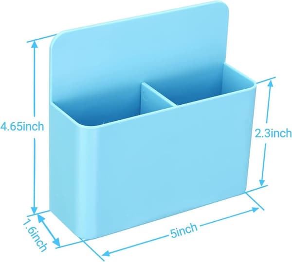 Magnetisk markørholder til whiteboard / køleskab / 1 stk blå