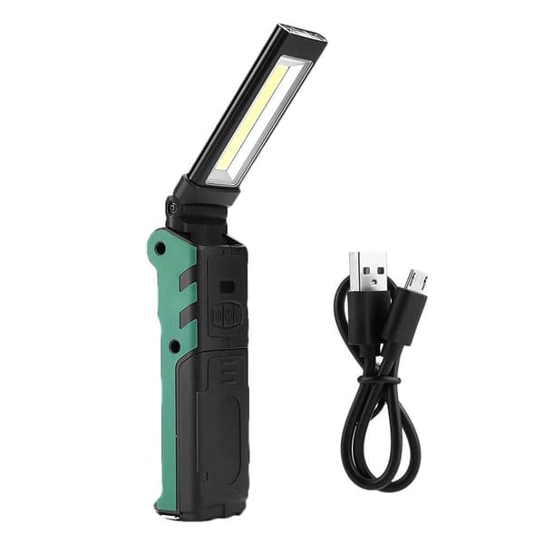 Kannettava ulkoinen LED-taskulamppu hätävalo USB KLB