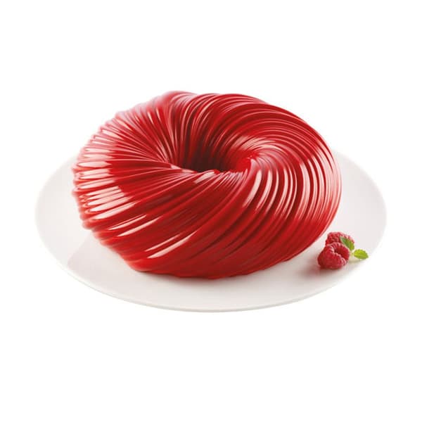 20cm grå ball Turbo dessertform, silikonkakeform