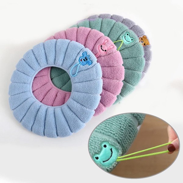 Toalettstolsskydd, tjocka toalettstolsskydd, tvättbara toalettstolsskydd, 4-pack