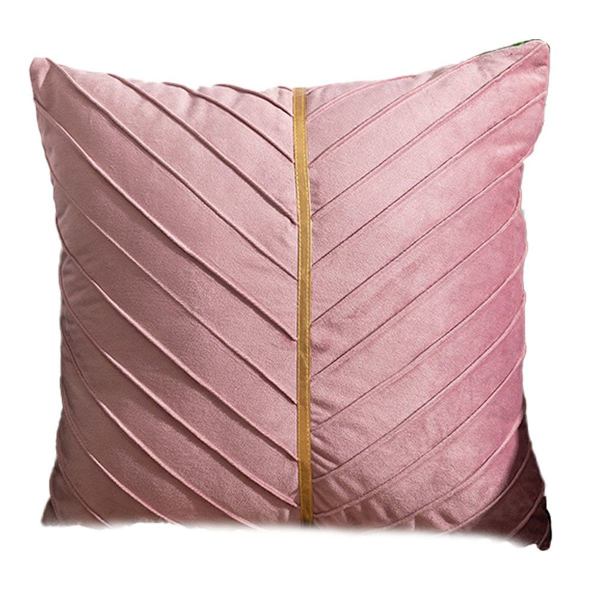 Fløjls nederlandsk fløjls stue sofa pude kontor talje pink