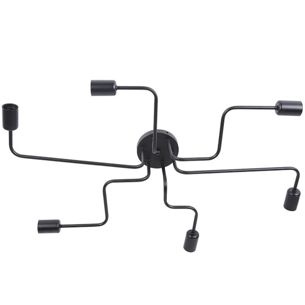 110-240V 6xE27 Retro-tyyliin LED-riippuvalaisin Antiikki Lamppu KLB