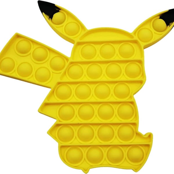 Pikachu - Pop Fidget -lelu lapsille ja aikuisille - Stressinlievitys Fidget - KLB