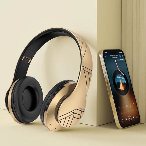Bluetooth Over-Ear-hovedtelefoner, trådløse stereo foldbare hovedtelefoner trådløse