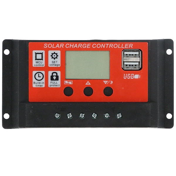 20A 12V 24V PWM aurinkokontrolleri älykäs LCD-lataus KLB