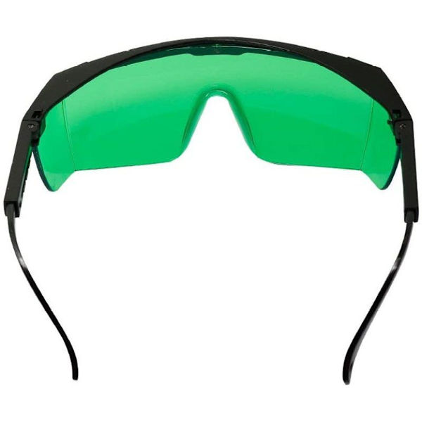 Q-BAIHE 400nm-450nm lila/blå lasersäkerhetsglasögon säkerhetsglasögon KLB