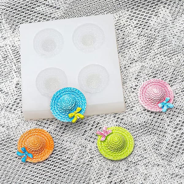Silikonform för bakning, 4 fack sombrero