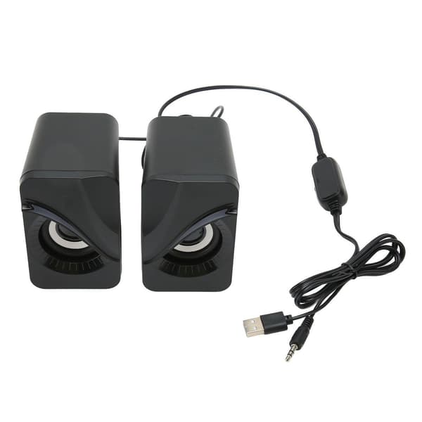 USB-drevne og kablede mini-computerhøjttalere KLB