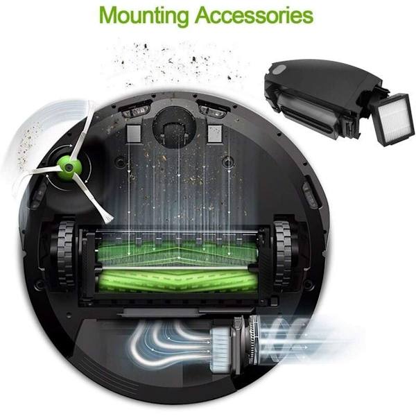 Täydennysvarustepaketti iRobot Roomba i7 E5 E6 E7 -sarjaan