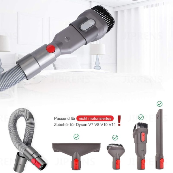 Förlängningsslang för Dyson V11 V10 V8 V7 dammsugare - 52 cm utdragbar till 172 cm
