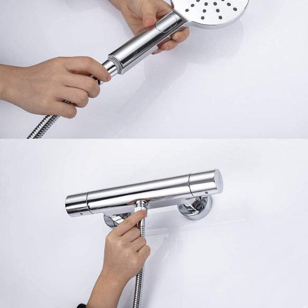 hansgrohe Isiflex duschslang, 1,25 m, borstad svart krom
