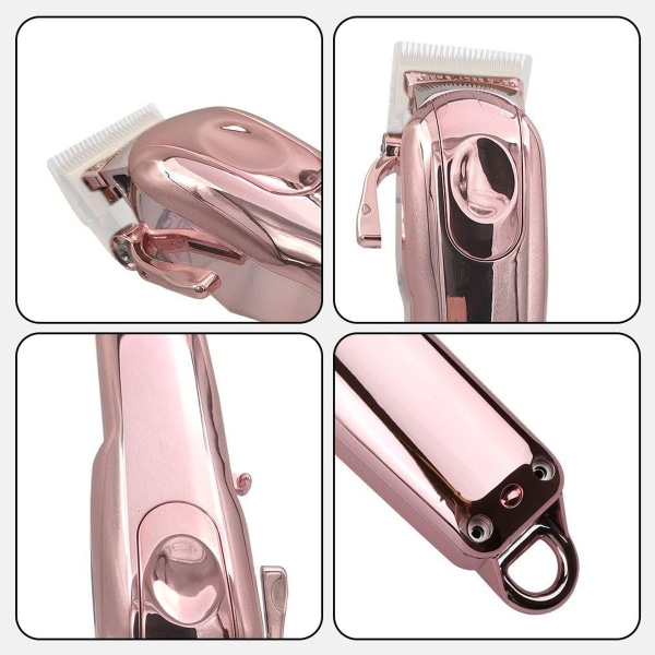 Wahl Magic Clipper Langaton Kotelo - Läpinäkyvä Rose Gold, DIY, Kampaamovarusteet KLB