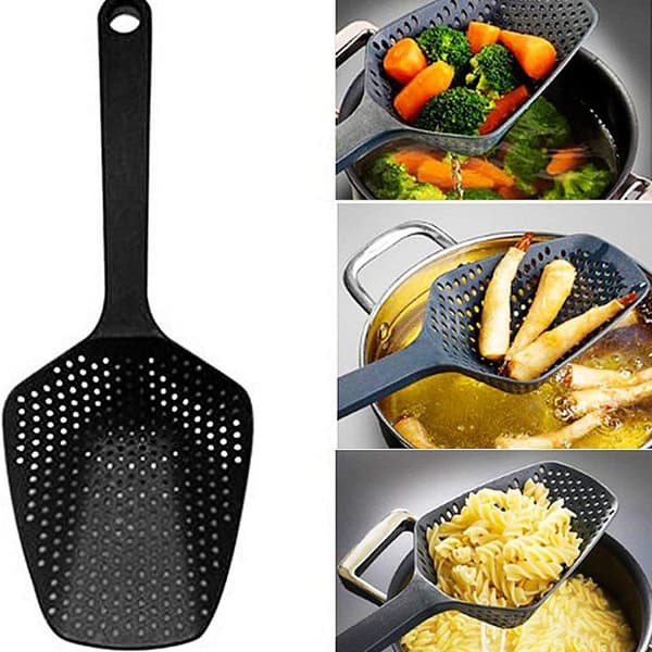 Skedsil, stor, non-stick belagd plast, värmetålig