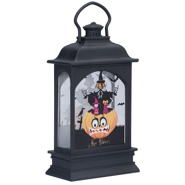 Halloween Deko Kaminlampe Transparente Windlampe KLB