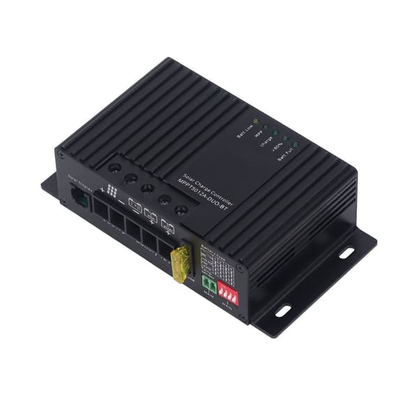 MPPT solcellsladdnings-/urladdningsregulator med dubbla batterier KLB
